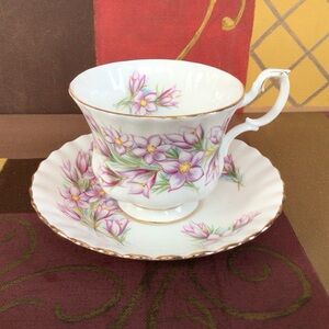 Royal Albert Prairie Crocus Teacup And Saucer